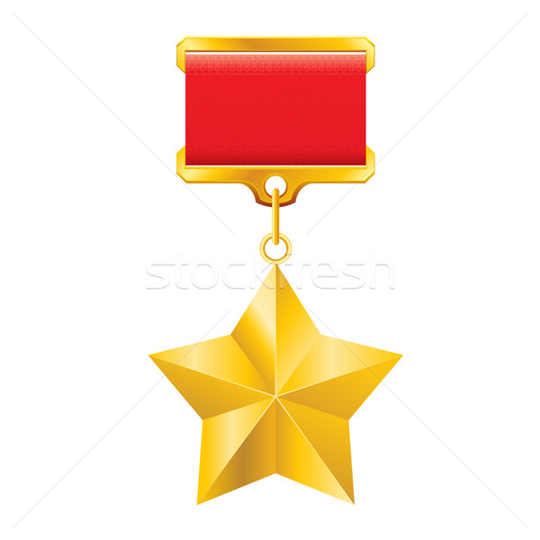 Gold star award Stock photo © dvarg