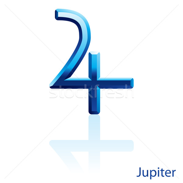 Jupiter sign. Stock photo © dvarg