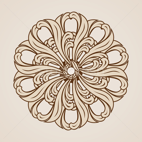 Floral modèle lumière sombre [[stock_photo]] © dvarg