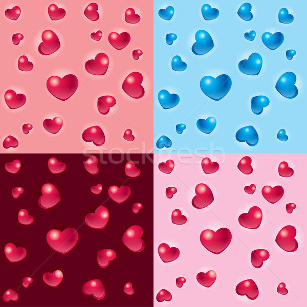Valentine hearts backgrounds Stock photo © dvarg