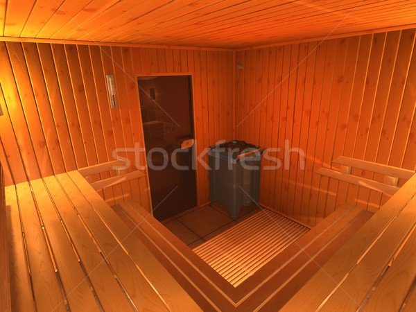 Stock photo: Sauna