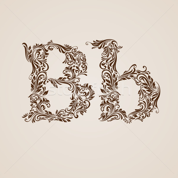 Decorated letter b Stock photo © dvarg