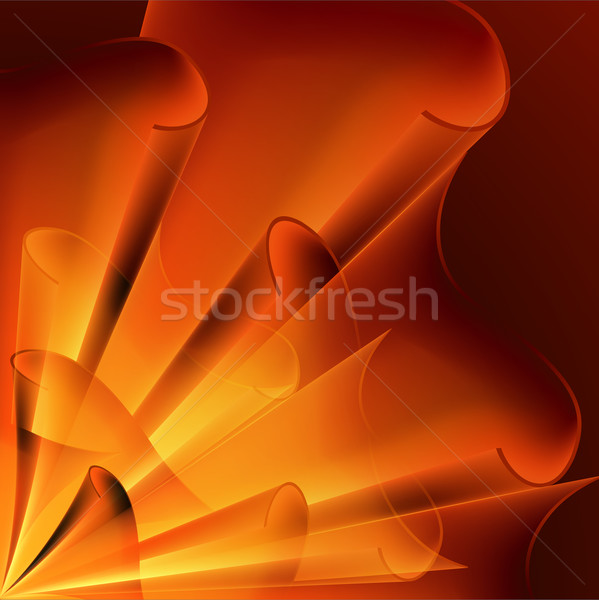 Pomarańczowy flagi streszczenie banderą elementy żółty Zdjęcia stock © dvarg