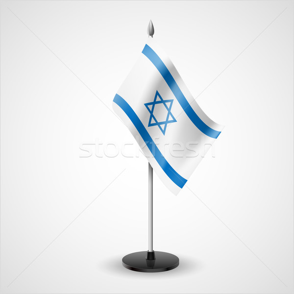Table flag of Israel Stock photo © dvarg
