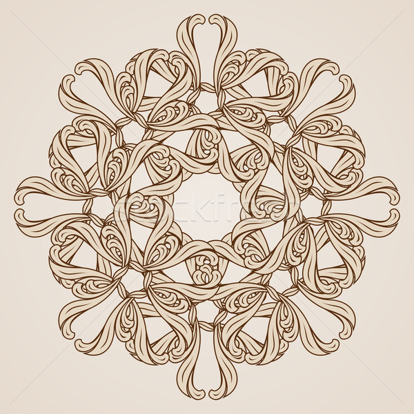 Floral Muster Illustration Licht dunkel Stock foto © dvarg
