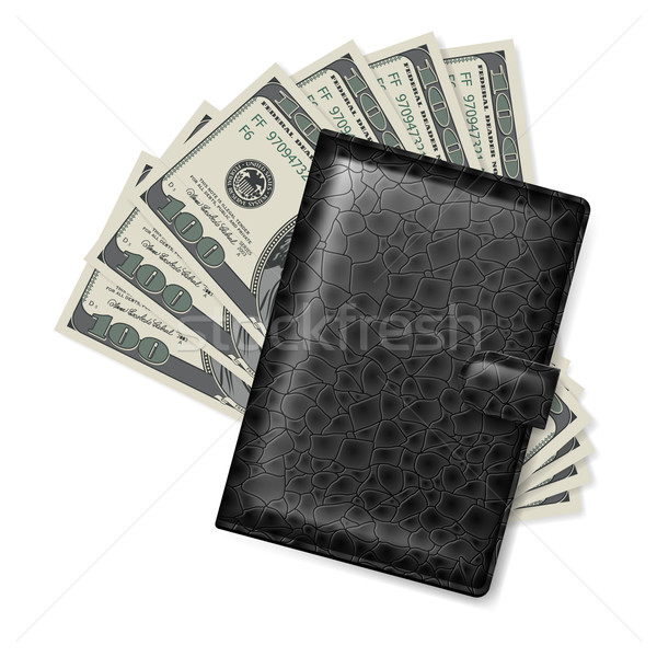Leather wallet Stock photo © dvarg