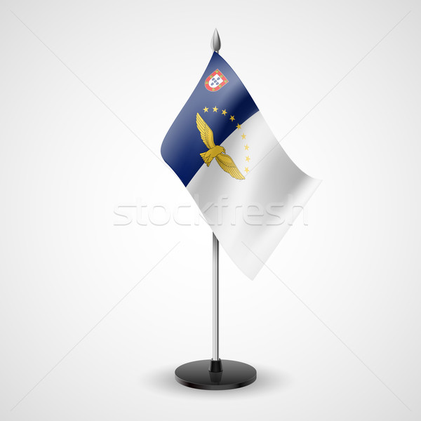 Table flag of Azores Stock photo © dvarg