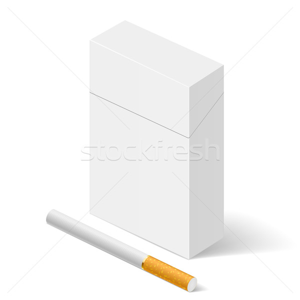 White Pack of cigarettes Stock photo © dvarg