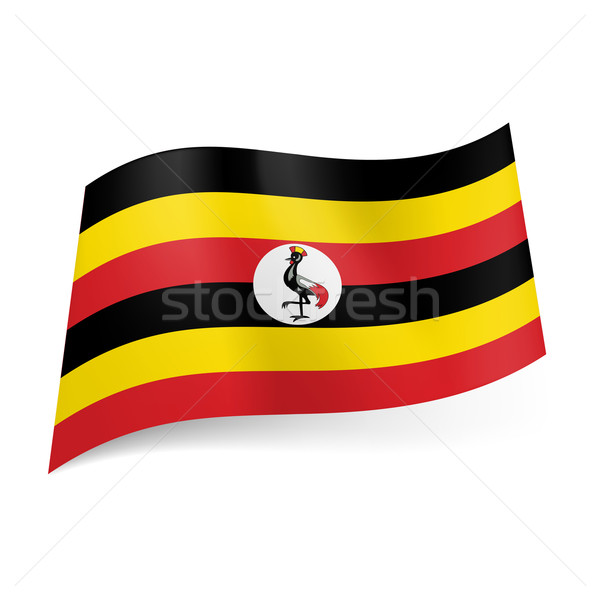 State flag of Uganda Stock photo © dvarg
