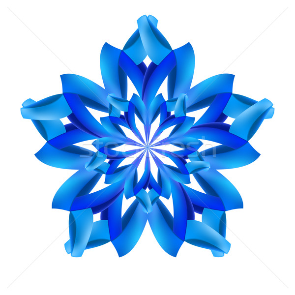 Abstract Blauw patroon papier Stockfoto © dvarg
