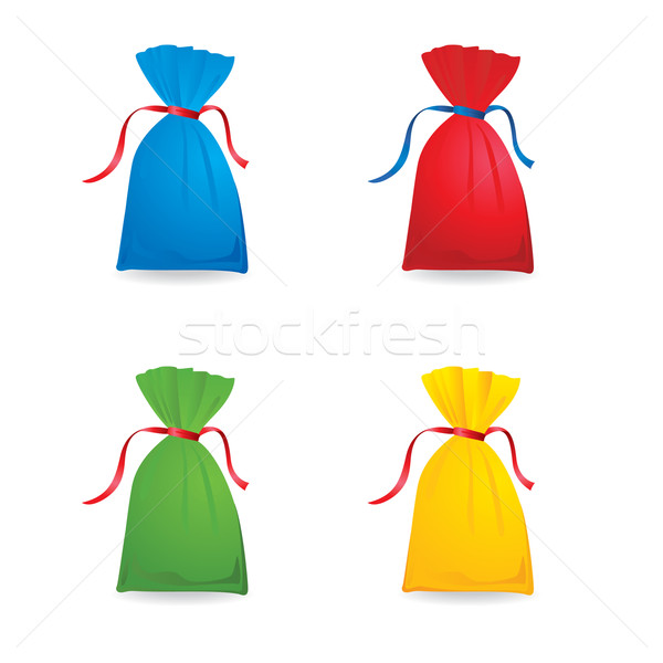 Set of colour sacks Stock photo © dvarg