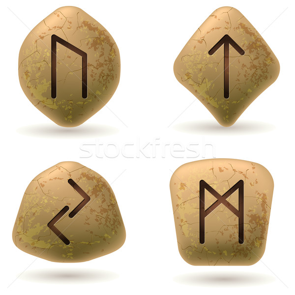Stock photo: Runes