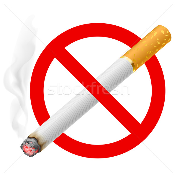 The sign no smoking Stock photo © dvarg