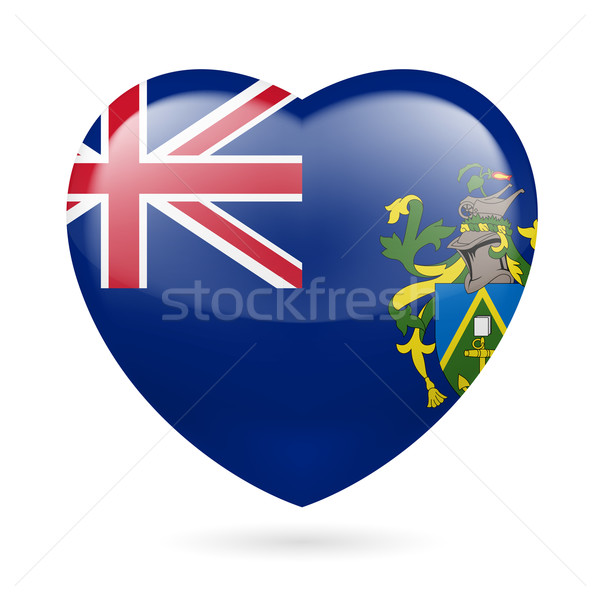 Heart icon of Pitcairn Islands Stock photo © dvarg