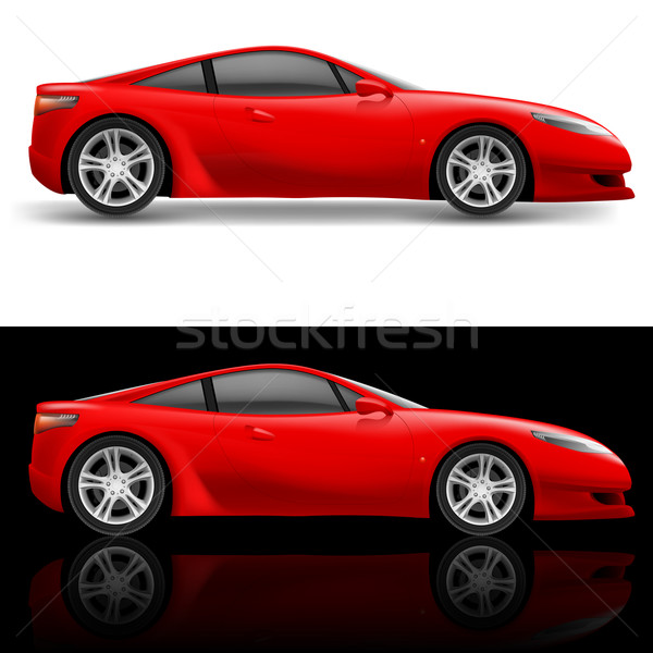 Red Sport Car Stock photo © dvarg