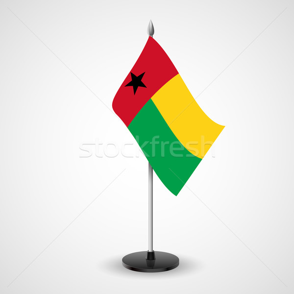 Table flag of Guinea-Bissau Stock photo © dvarg