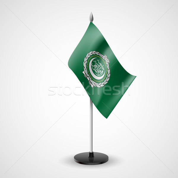 Table flag of Arab League Stock photo © dvarg