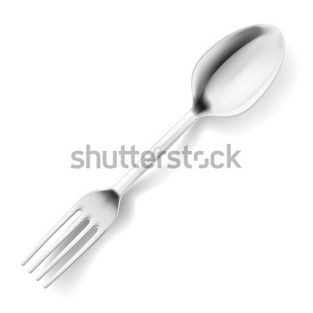 Spoon and fork hybrid Stock photo © dvarg