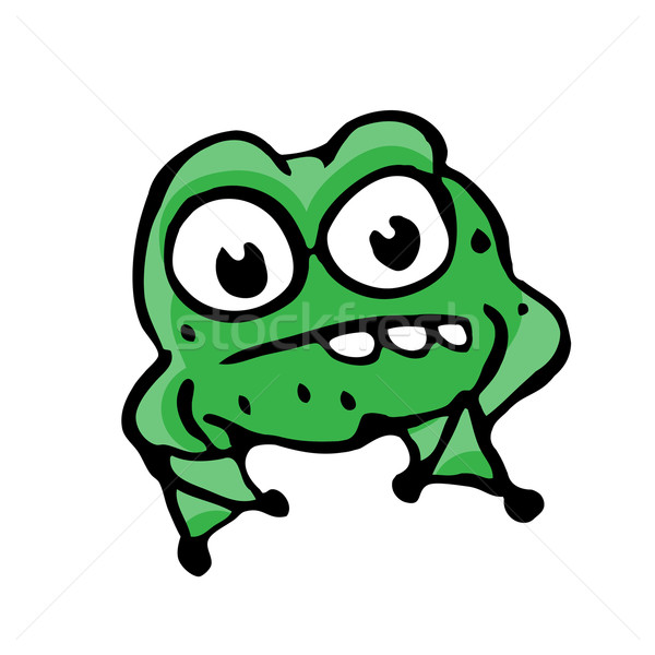 Cartoon frog Stock photo © dvarg