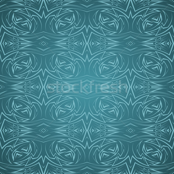 Abstract seamless pattern in cyan Stock photo © dvarg