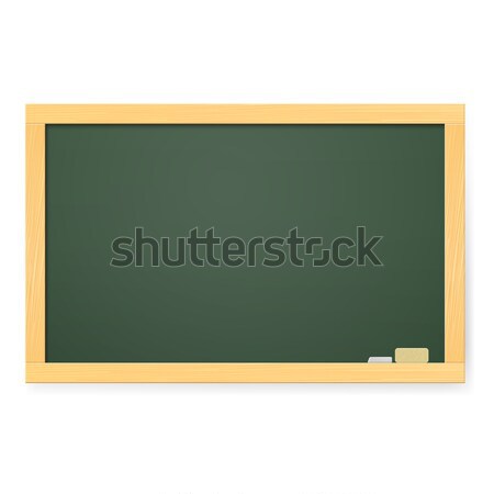 Stock photo: Realistic school board