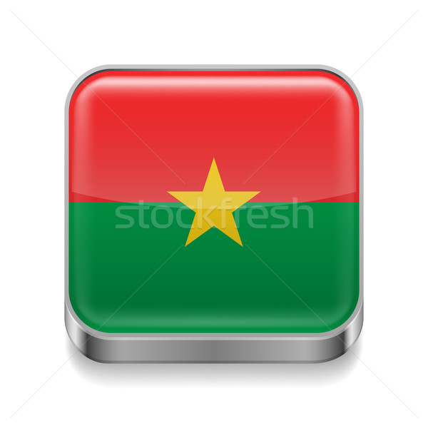 Metal  icon of Burkina Faso Stock photo © dvarg