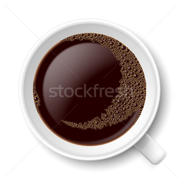 Mok koffiemok koffie top illustratie Stockfoto © dvarg