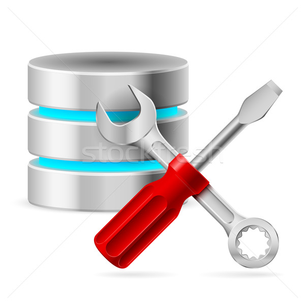 Database icon Stock photo © dvarg