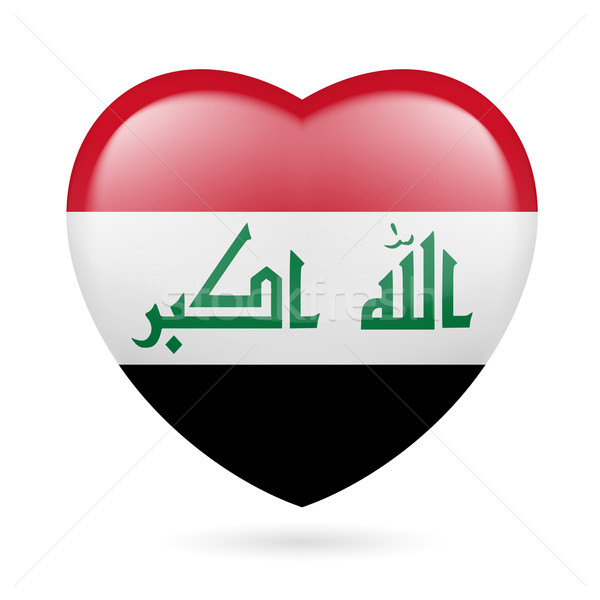 Heart icon of Iraq Stock photo © dvarg