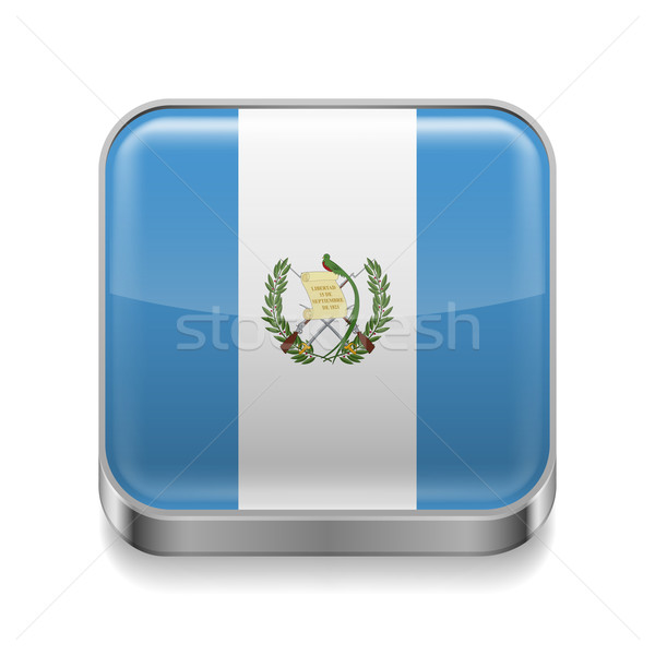 Metal  icon of Guatemala Stock photo © dvarg