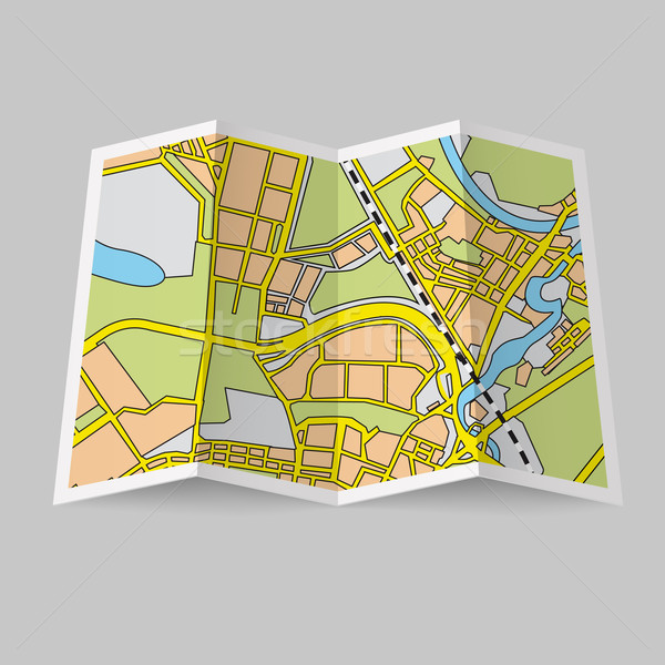 Map booklet Stock photo © dvarg