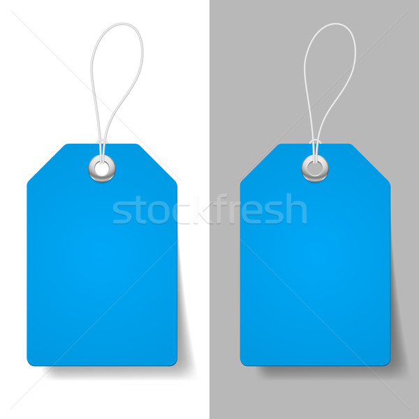 Blue price tags Stock photo © dvarg