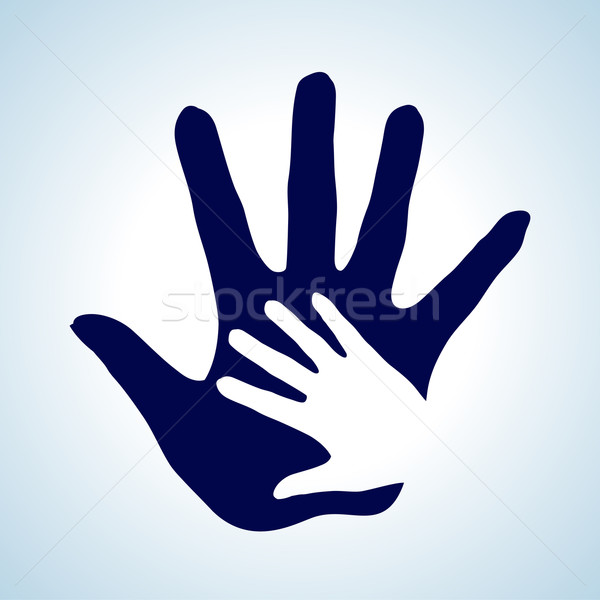 Stock photo: Helping hand.
