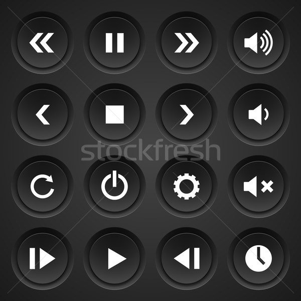 Set of buttons. Stock photo © dvarg