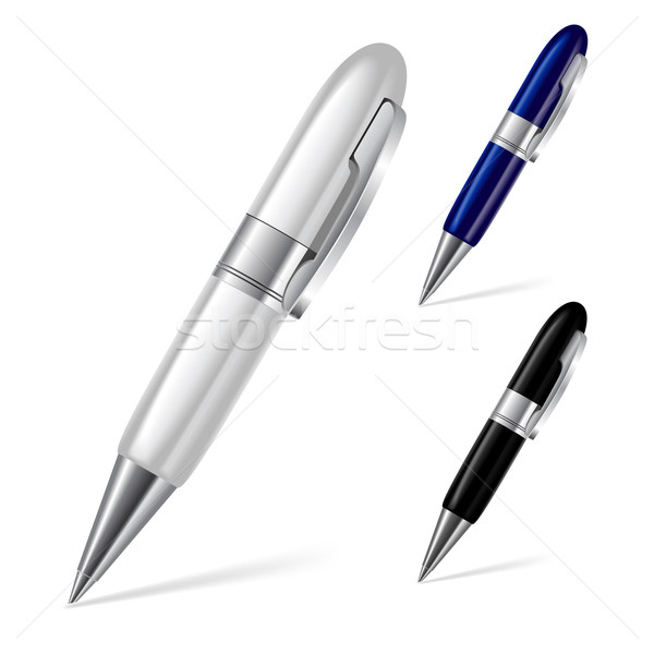 Set of pens Stock photo © dvarg