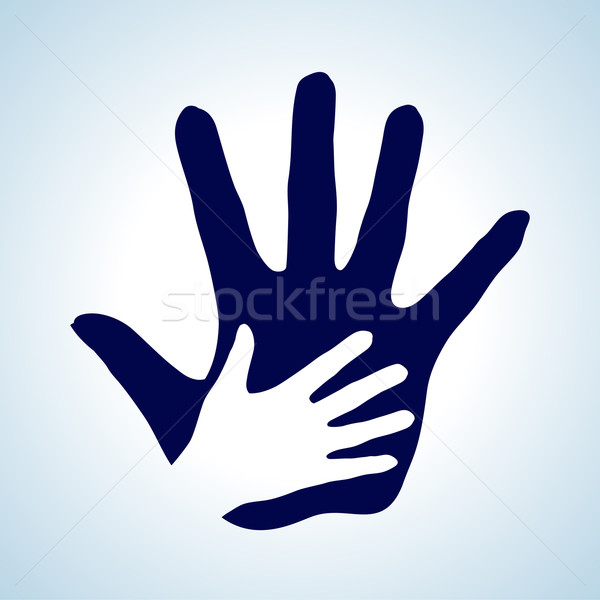 Stock photo: Helping hand.