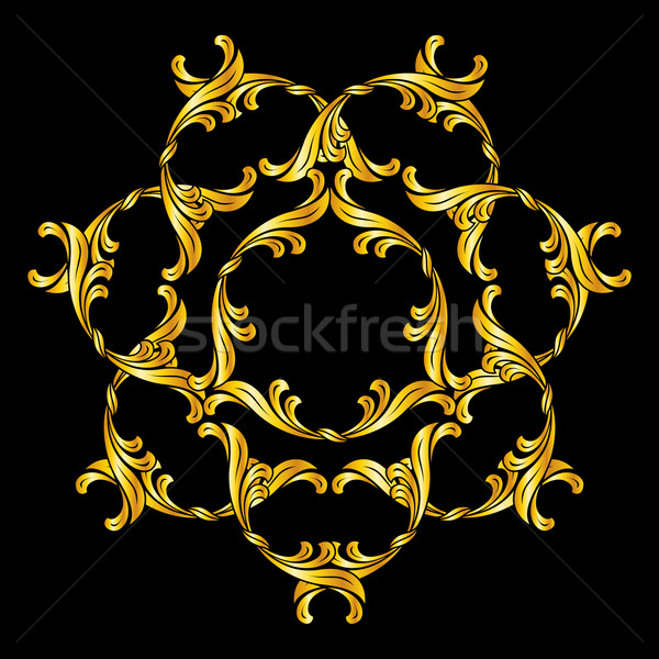 Model ornament abstract negru Imagine de stoc © dvarg
