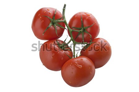 Pomidory biały pięciokąt żywności charakter Zdjęcia stock © dvarg