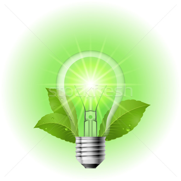 ストックフォト: エネルギー · ランプ · 実例 · 白 · デザイン
