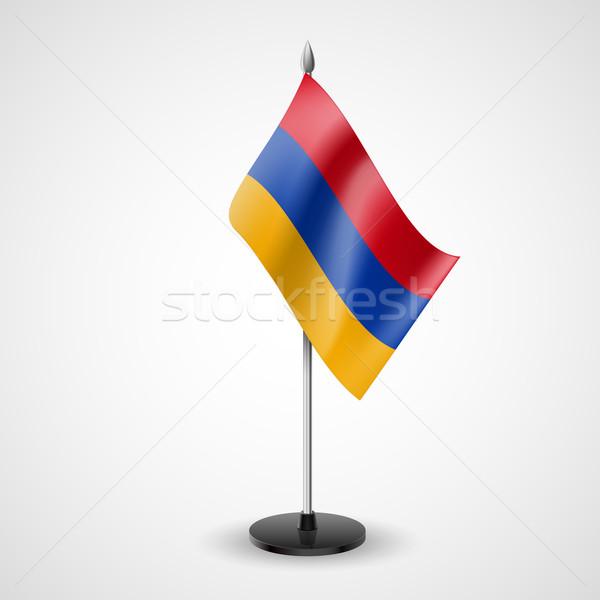 Table flag of Armenia Stock photo © dvarg