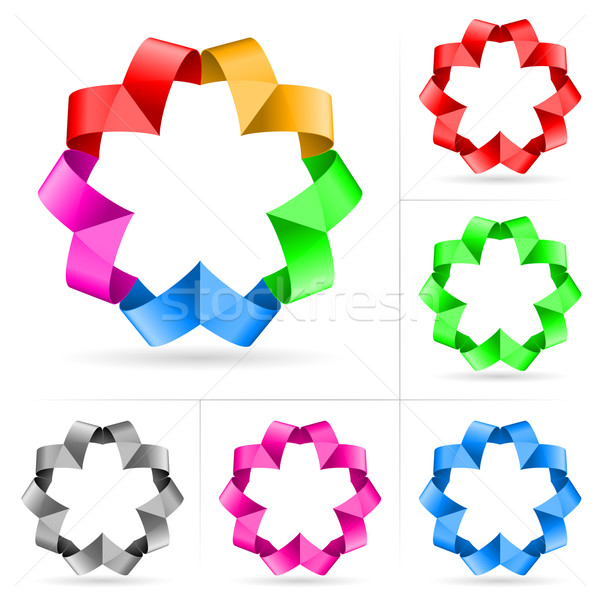 Set of ribbons Stock photo © dvarg