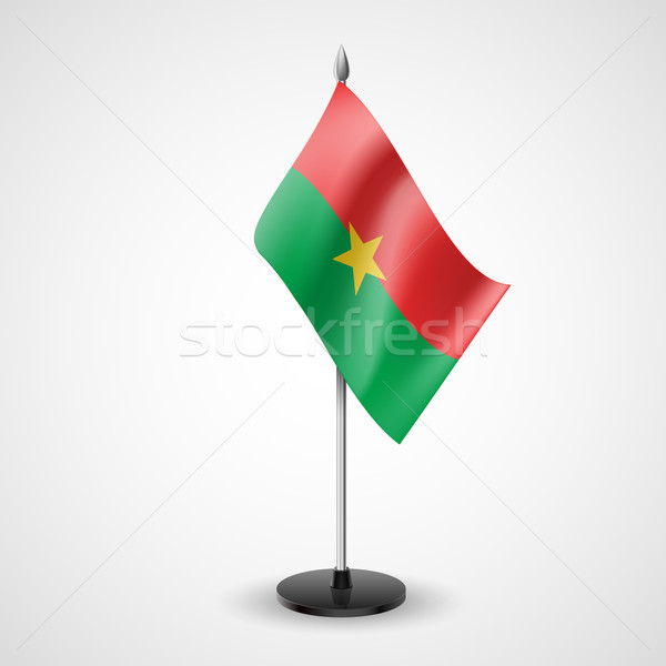 Table flag of Burkina Faso Stock photo © dvarg
