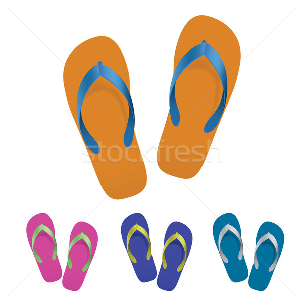 Flip flop set Stock photo © dvarg