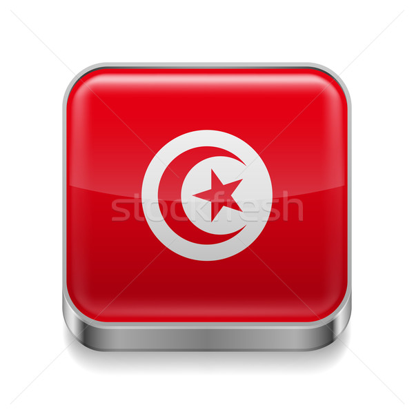 Metal  icon of Tunisia Stock photo © dvarg
