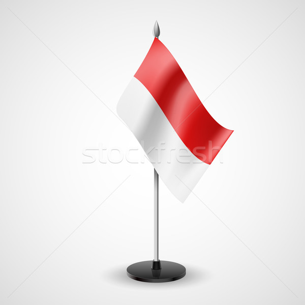 Table flag of Indonesia Stock photo © dvarg
