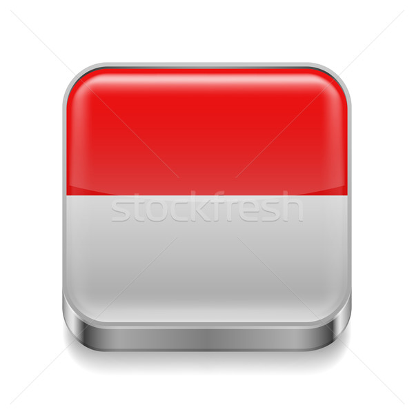 Metal  icon of Indonesia Stock photo © dvarg