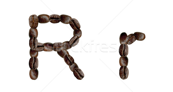 Stock photo: Coffee Alphabet.