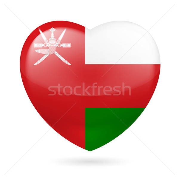 Heart icon of Oman Stock photo © dvarg