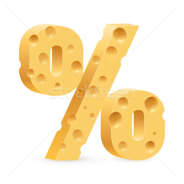 チーズ にログイン パーセント 実例 白 デザイン ストックフォト © dvarg
