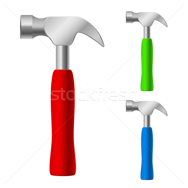 Multi-colored hammers Stock photo © dvarg